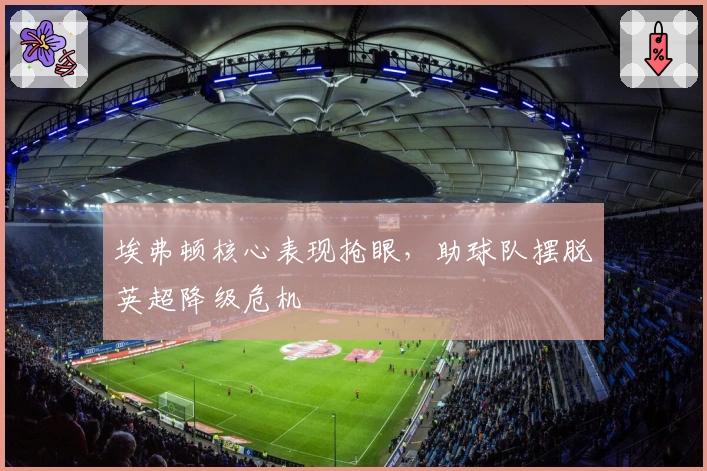 埃弗顿核心表现抢眼，助球队摆脱英超降级危机